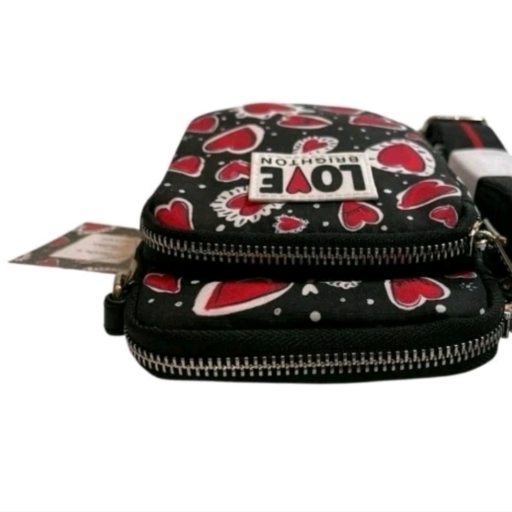 Brighton Hearts A Flutter Crossbody Utility Bag NWT - Picture 5 of 8